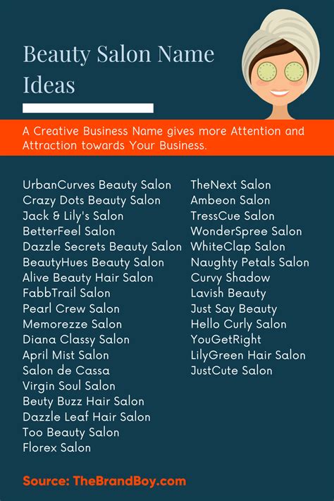 unique parlour name|cool beauty salon names.